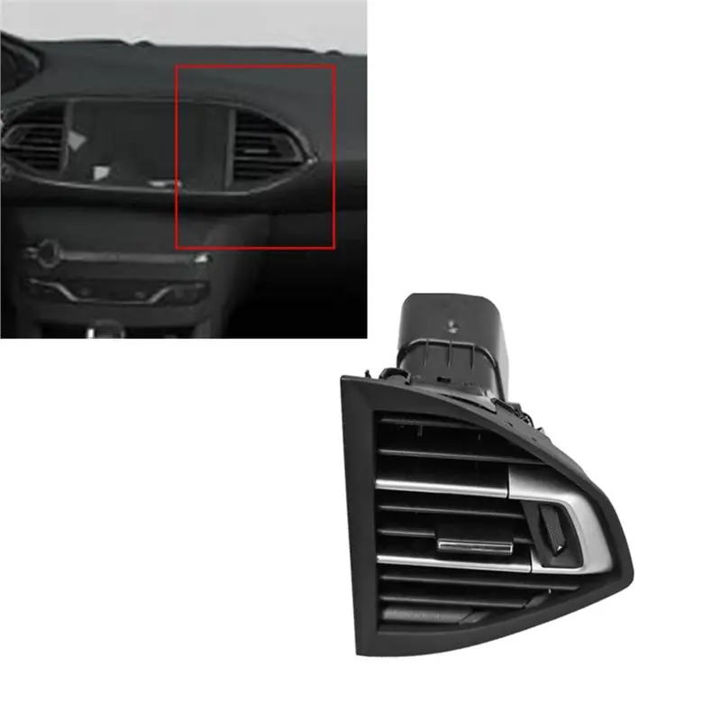 AU65-Dashboard Middle Right A/C Air Outlet Panel Air Conditioning Air Outlet Grille 96782701ZD For 308 308S 14-19