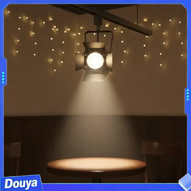 100W Warm White LED Stage Light Aluminum+Plastic Manual Zoom 18-58 Degrees DMX Auto Master Slave IP33 AC 85-265V Theater