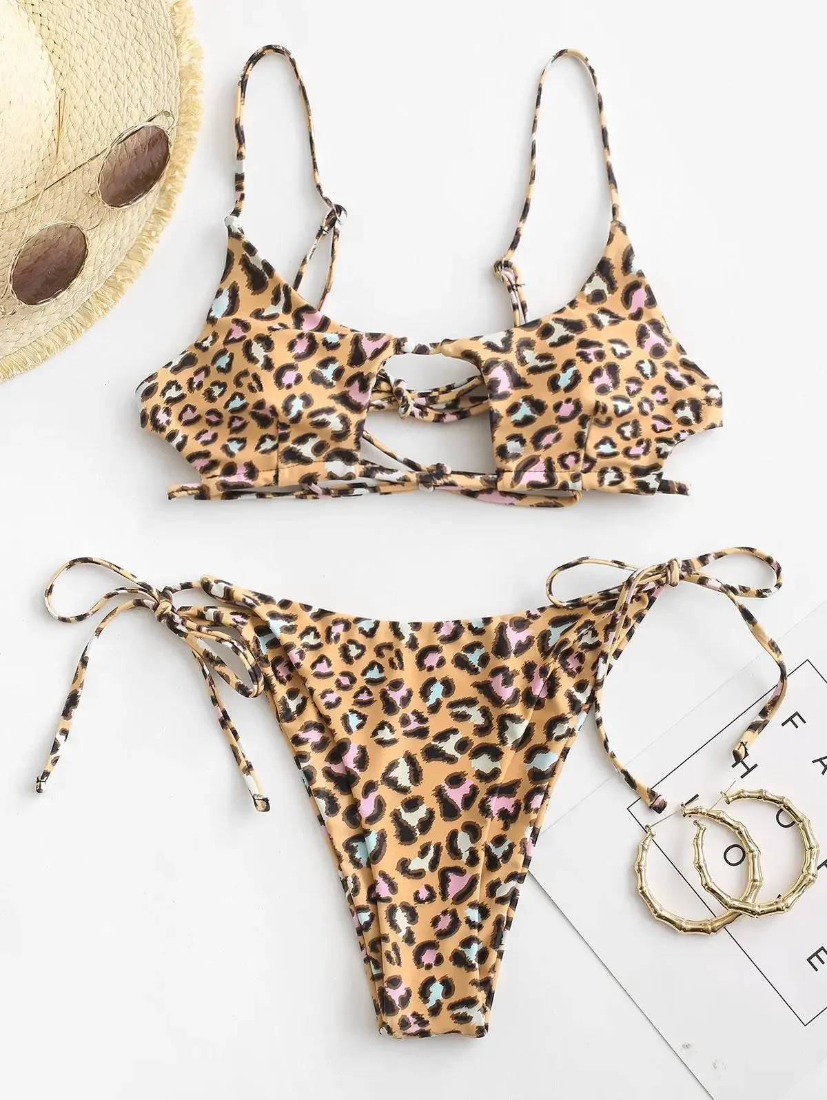 

Sexy Micro Bikini 2024 Woman Swimsuit Cow Print Swimwear Women Thong Bikinis Set Female Bathing Suit Beach Wear Strings Biquini