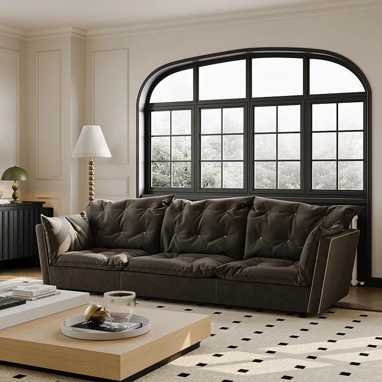 Retro francese, nuvole, opaco, tessuto, divano, designer