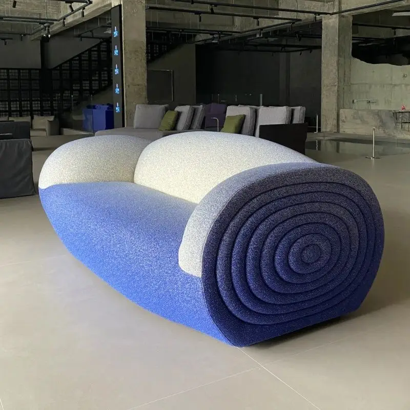 

Special-shaped gradual change color sofa leisure creative simple special-shaped sofa living room lobby leisure sofa