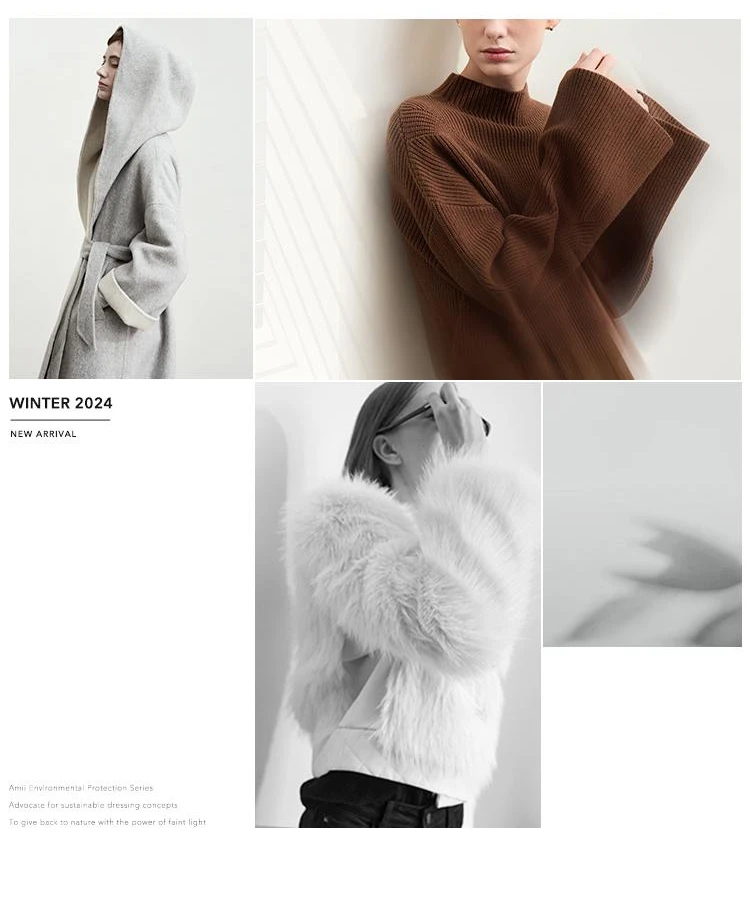 Amii 2026 Winter Warm New Women Down Jacket Cuffs Magnetic Buckle Zipper Hooded Fake Two-piece Thick Loose Long Coats 12444104