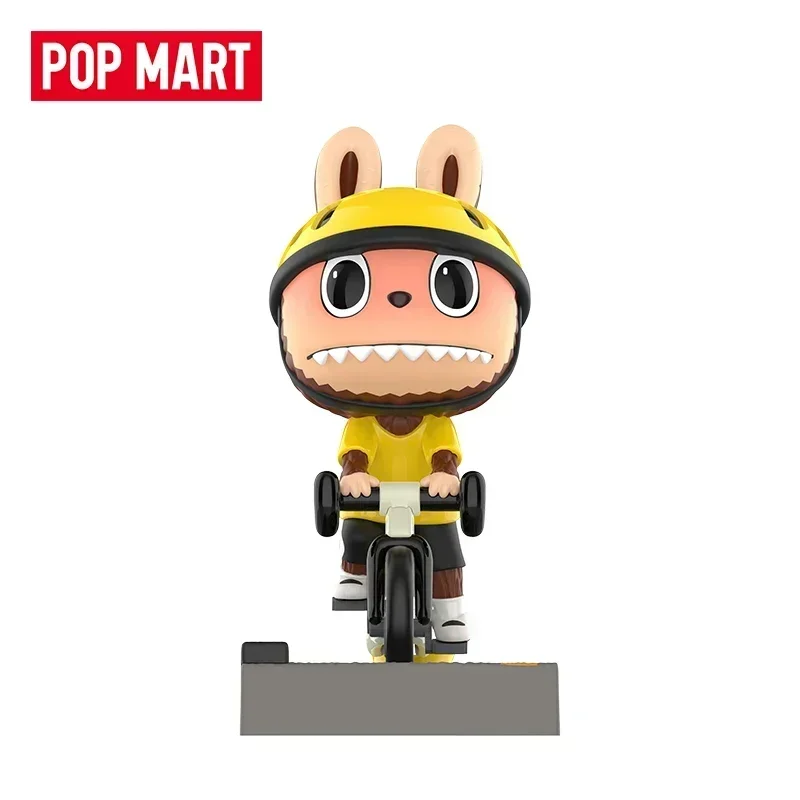 

POP MART LABUBU THE MONSTERS Летняя велосипедная серия Подлинная глухая коробка Mystery Box Guess Bag Игрушки Кукла Симпатичная аниме-фигурка Настольный компьютер
