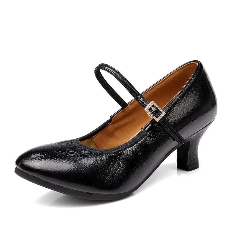 Chaussures de danse latine à talons hauts pour femmes, chaussures de danse modernes, chaussures de phtaline standard pour filles, salle de Rh, nouveau