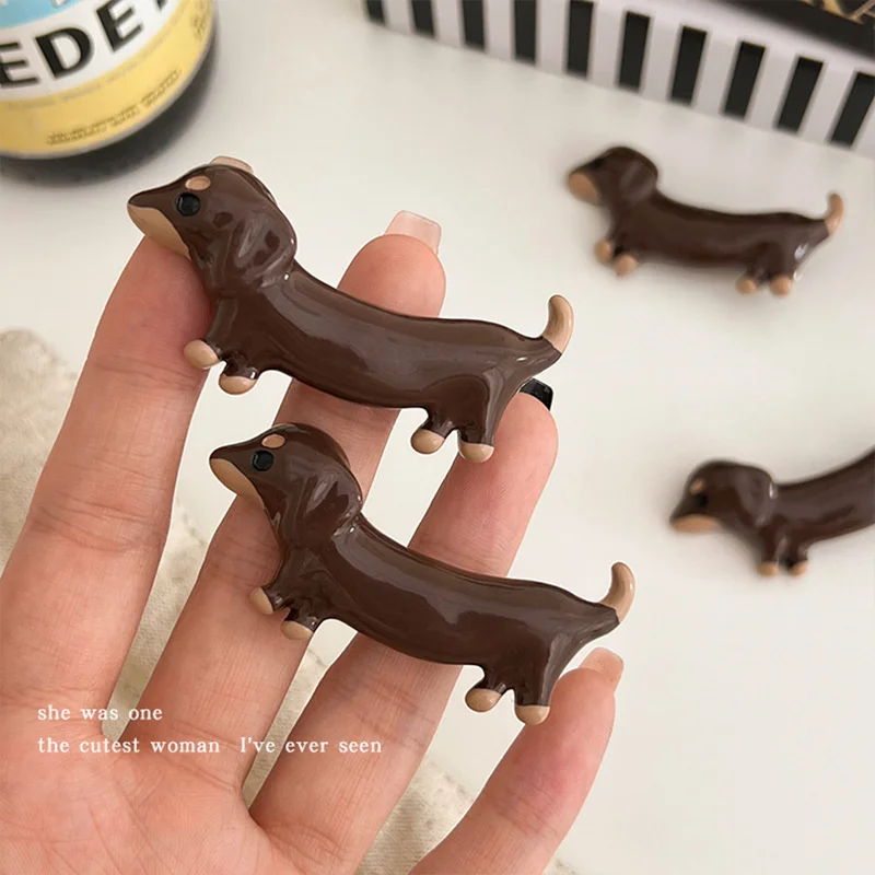 NewCartoon Hair Clip Cute Dog Shape Side Bangs Clip Makeup Tools For Ladies Hairpin Girls Headwear Accessories Gifts