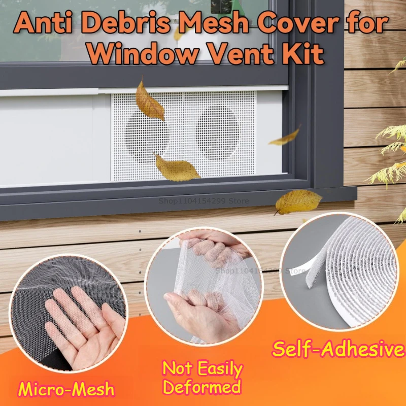 Window Nets for Insect Protection  Repair Tape Anti-mosquito Mosquito Net Mesh Self-Adhesive Net with Breathable Durable Mesh