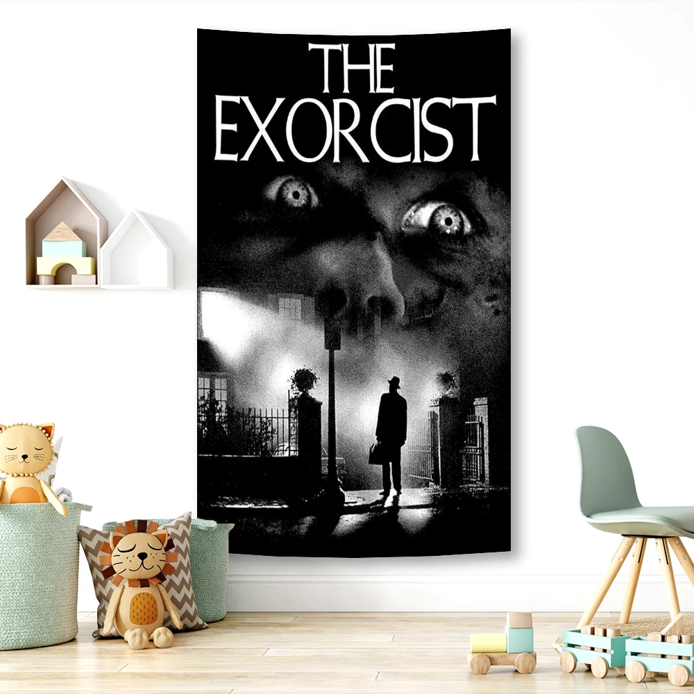 

The Exorcists Horror Movie Tapestry Wall Tapestry Living Room Tapestry Psychedelic Wall Hanging Bedroom Home Decor