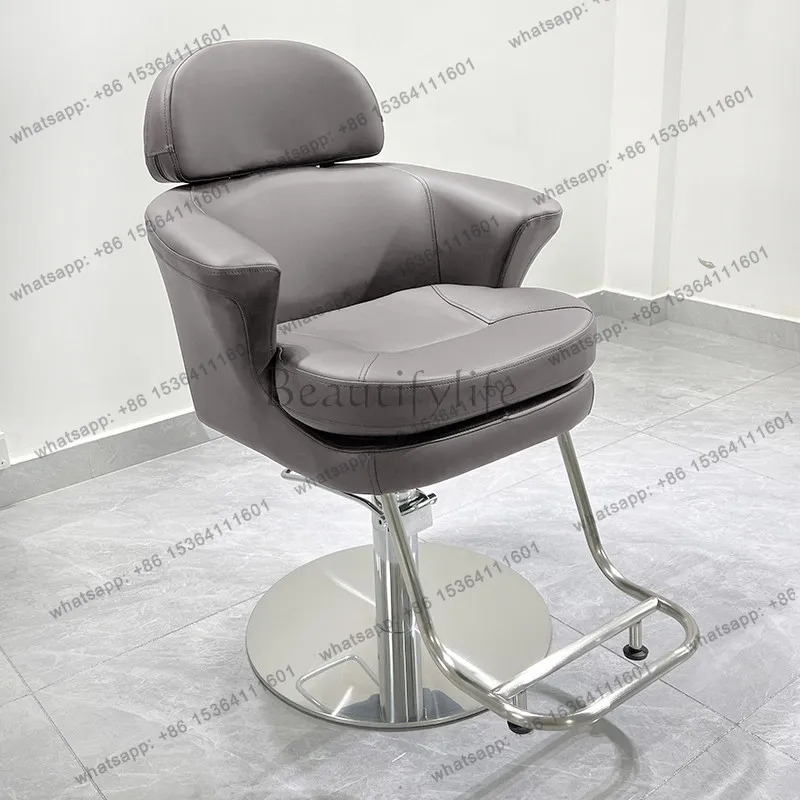 FGStudio Classic Barber Chair Nordic Design Luxury Modern Barber Chair Minimalist Style Barberstuhl Salon Furniture