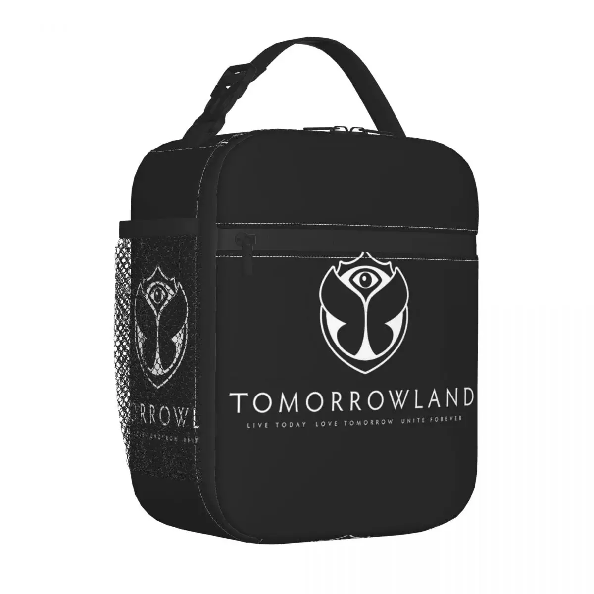 Custom Tomorrowland Belgian Electronic Dance Lunch Bag Women Cooler Warm Insulated Lunch Box for Student School