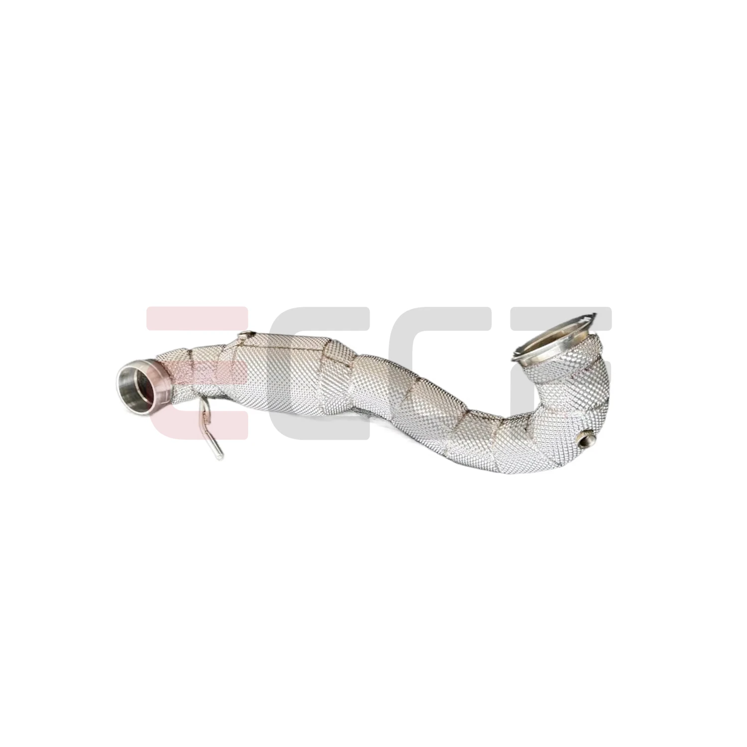 Sporty Downpipe With Heat Shield For Mercedes gla45 amg x156 Aggressive Exhaust Sound Plug and Play Upgrade Performance