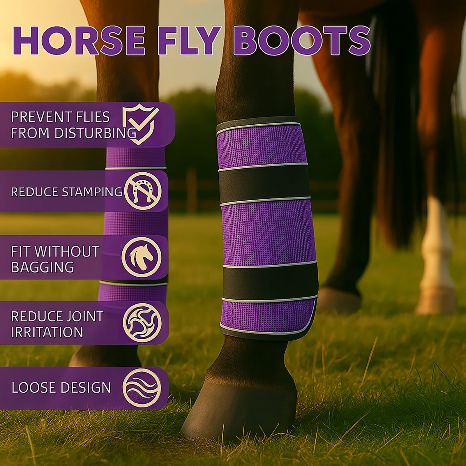 

Новый летний репеллент от комаров для ног лошади, защита от насекомых, дышащий чехол, лошадь, ферма, конные гонки, репеллент от комаров для ног лошади