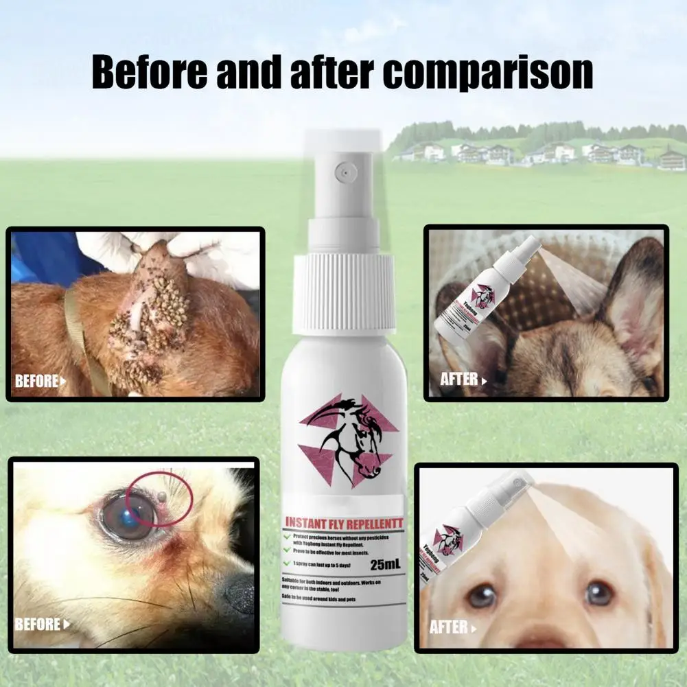 Practical Pet Spray Universal Convenient Easy to Absorb Fleas Soother Spray  Gnat Spray Fast Acting