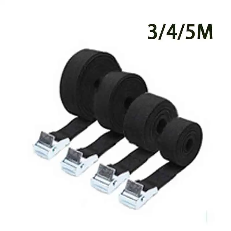 

3/4/5M Car Tension Rope Tie Down Strap Strong Ratchet Belt Car Luggage Bag Cargo Lashing Strap for Truck Motorcycle Bike Boat