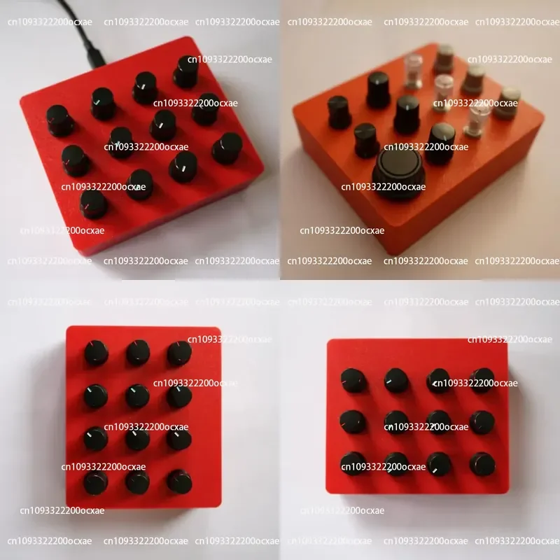 12 Knob 360° Rotary Encoder MIDI Controller with 12 Custom CC Map Buttons for DAW VST Mixer - DJ Music Production Tool