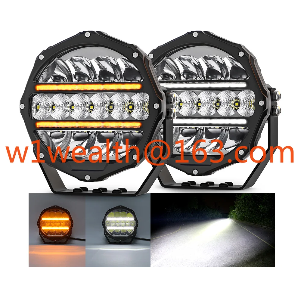 

Wholesale High Power E-Mark Off Road Led Driving Spot Light 4WD 1250M Round Truck Offroad 7 Inch Car Led Spotlights 4x4