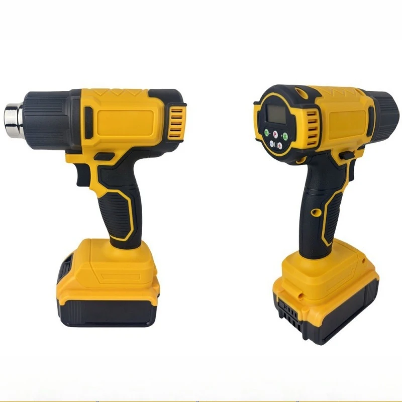 

Lithium battery digital display heat gun temperature regulation double gear temperature control multi-purpose air nozzle mobile