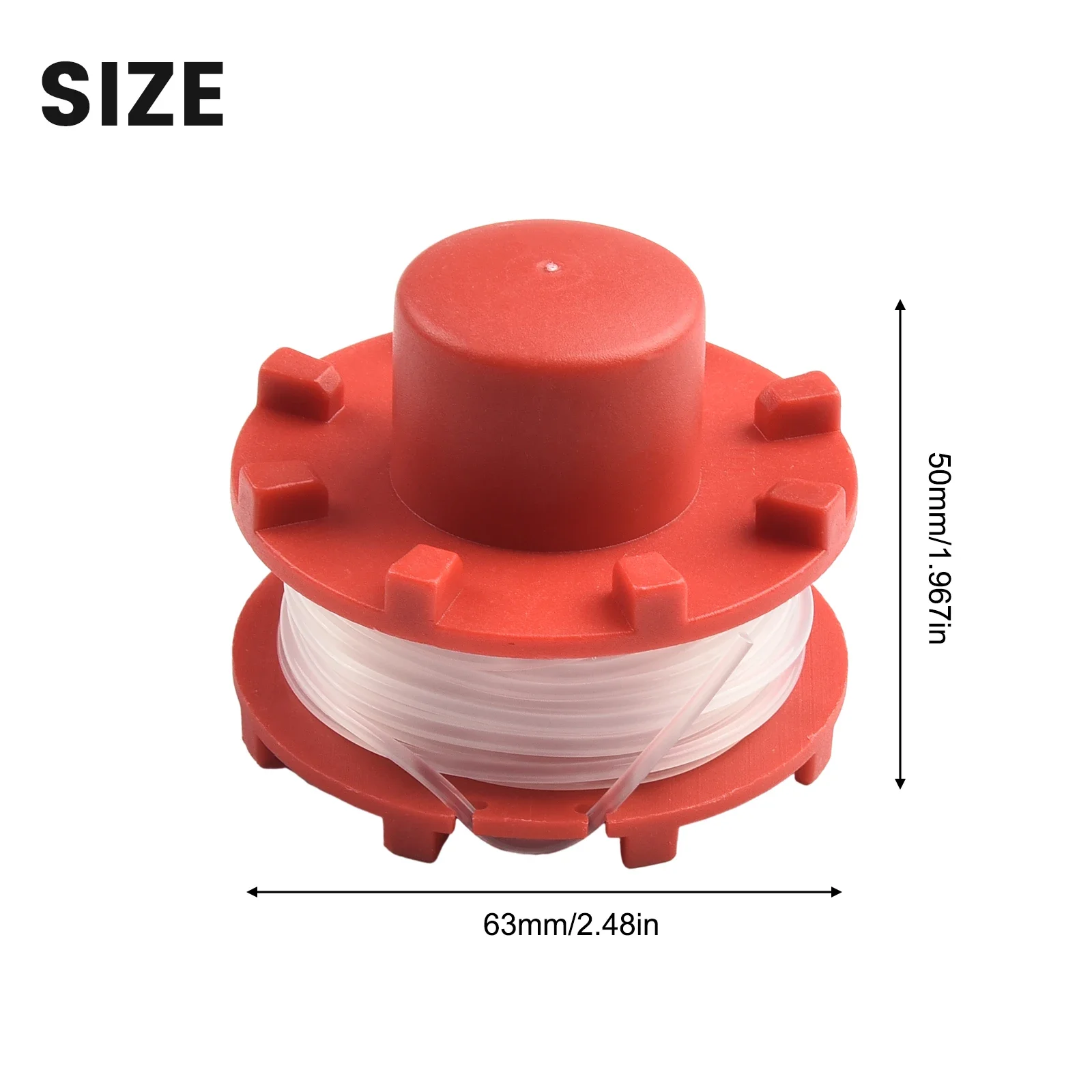 Replacement Thread Spool Line Spare Parts 8 Metres Length Accessory For Einhell GE-CT 36/30 Li E Nylon Brand New