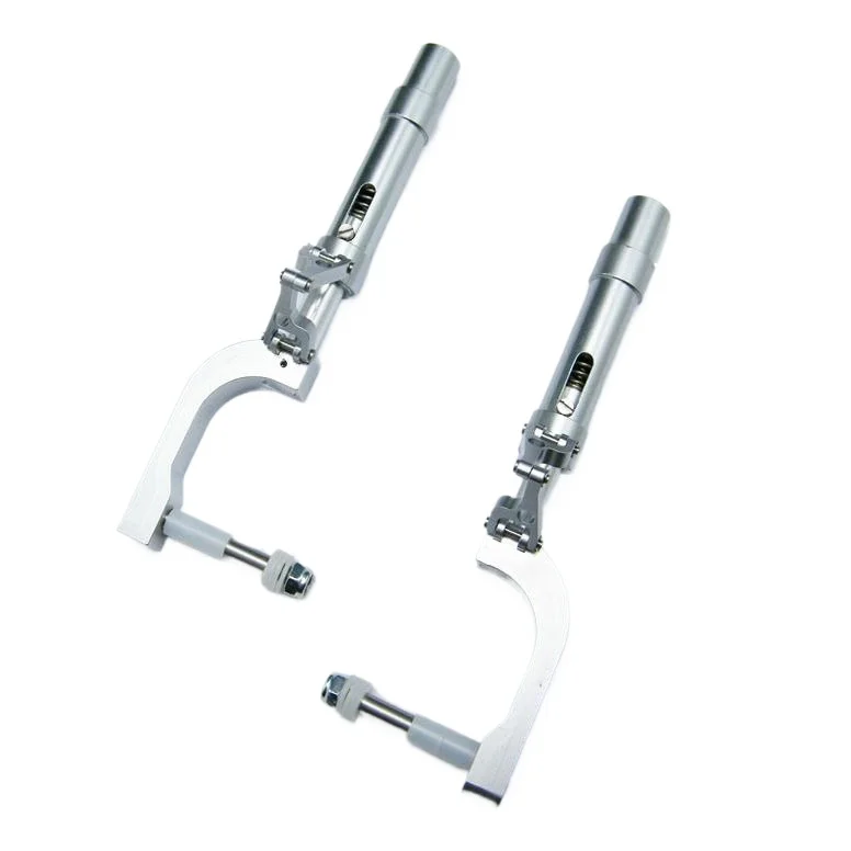 Amortisseur métallique 12.7x125mm pour train d'atterrissage d'avion RC, système d'amortissement des vibrations, jambe de force en alliage d'aluminium CNC