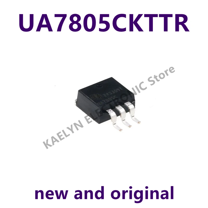 

10pcs/lot New and Original UA7805CKTTR UA7805 Linear Voltage Regulator IC Positive Fixed 1 Output 1.5A DDPAK/TO-263-3