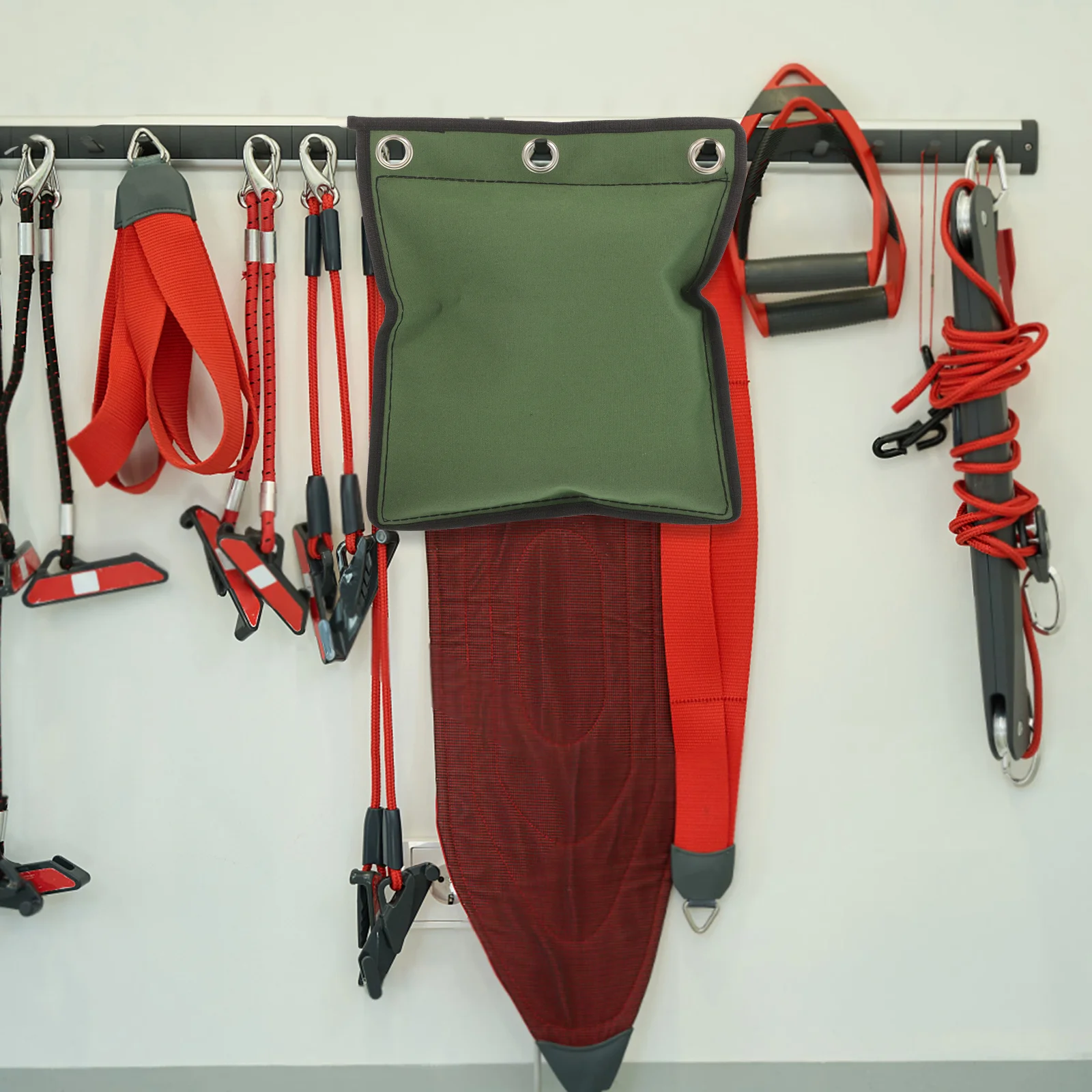 

Boxing Punching Pouch Cloth Material Durable Kickboxing Mounted Bag Easy Clean Long Lasting Use Wall