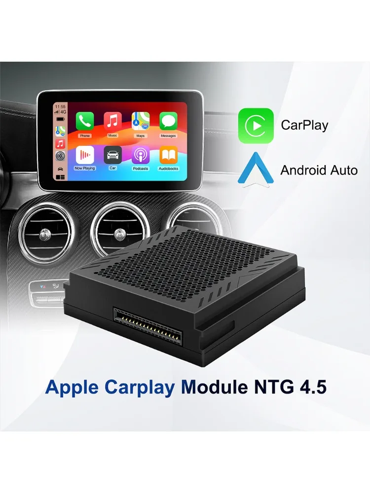 Draadloze Carplay Decoder Voor Mercedes Benz A B C E CLA GLA GLK ML Sprinter NTG4.5 Becker Module Android Auto Navigatie - afbeelding 2
