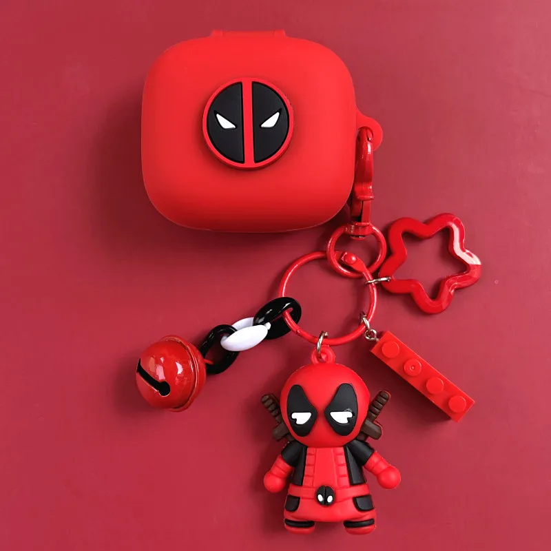 Мультяшный чехол для наушников JBL W300 TWS/LIVE PRO + Силиконовые беспроводные наушники защитный чехол для Live Free 2 с брелоком