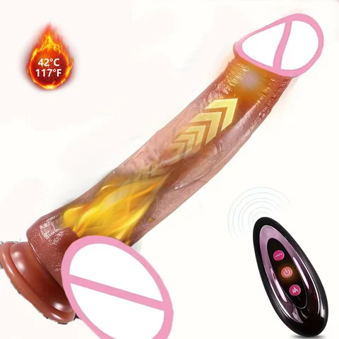 1pc, 8.66 Inches Realistic Vibrator, 10Kinds of Vibration And Expansion Frequency Can Be Adjusted, Wireless Remote Control, Silicone Material, Can Be Heated, Stimulate The G-Spot Anus, with Powerful Suction, Suitable for Couples Adult Sex Toys
