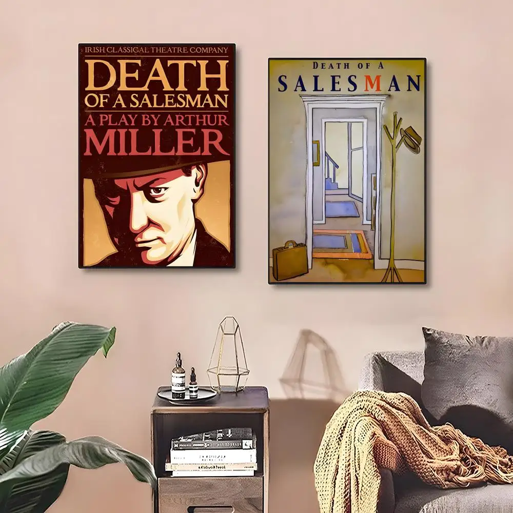 Death Of A Salesman Drama Tragedy Painting Calligraphy Poster ‌decor Canvas Modern living room