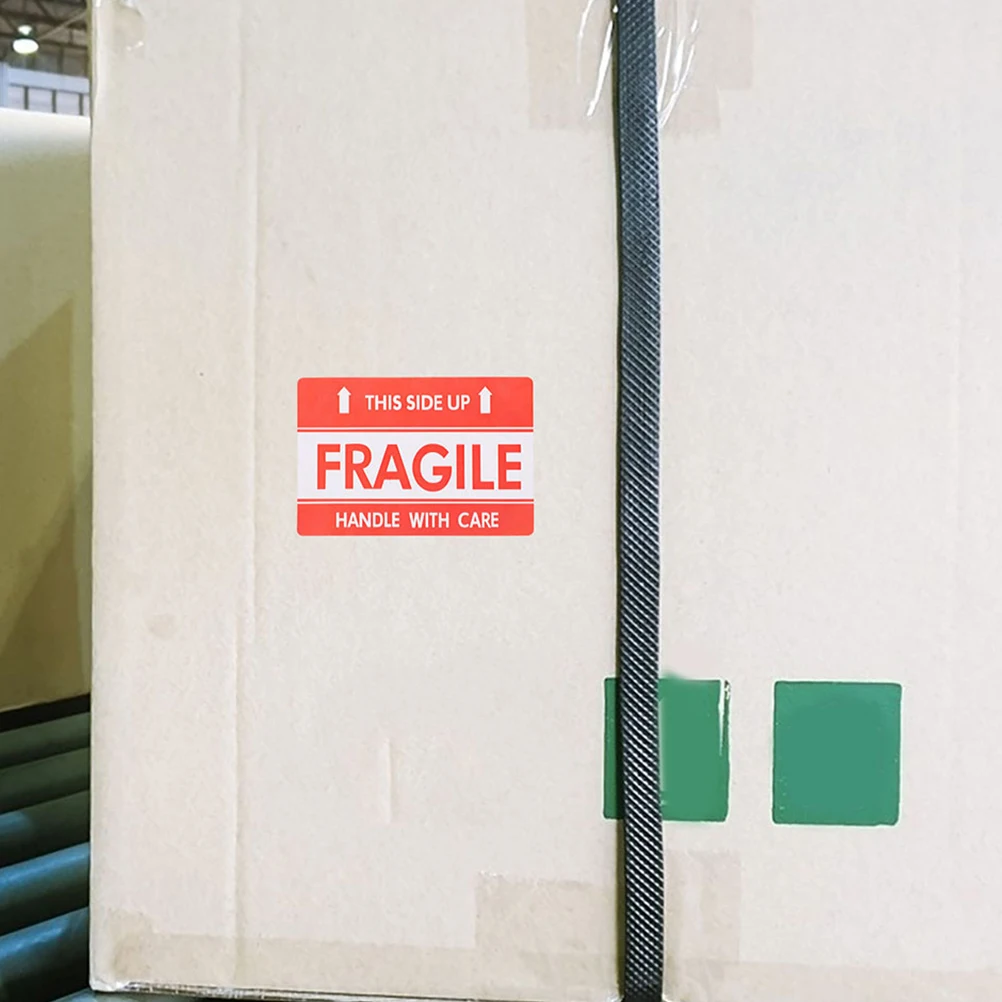 

Stickers Fragile Warning Labels Shipping Supplies Business Red and Do Not Press for Moving Boxes