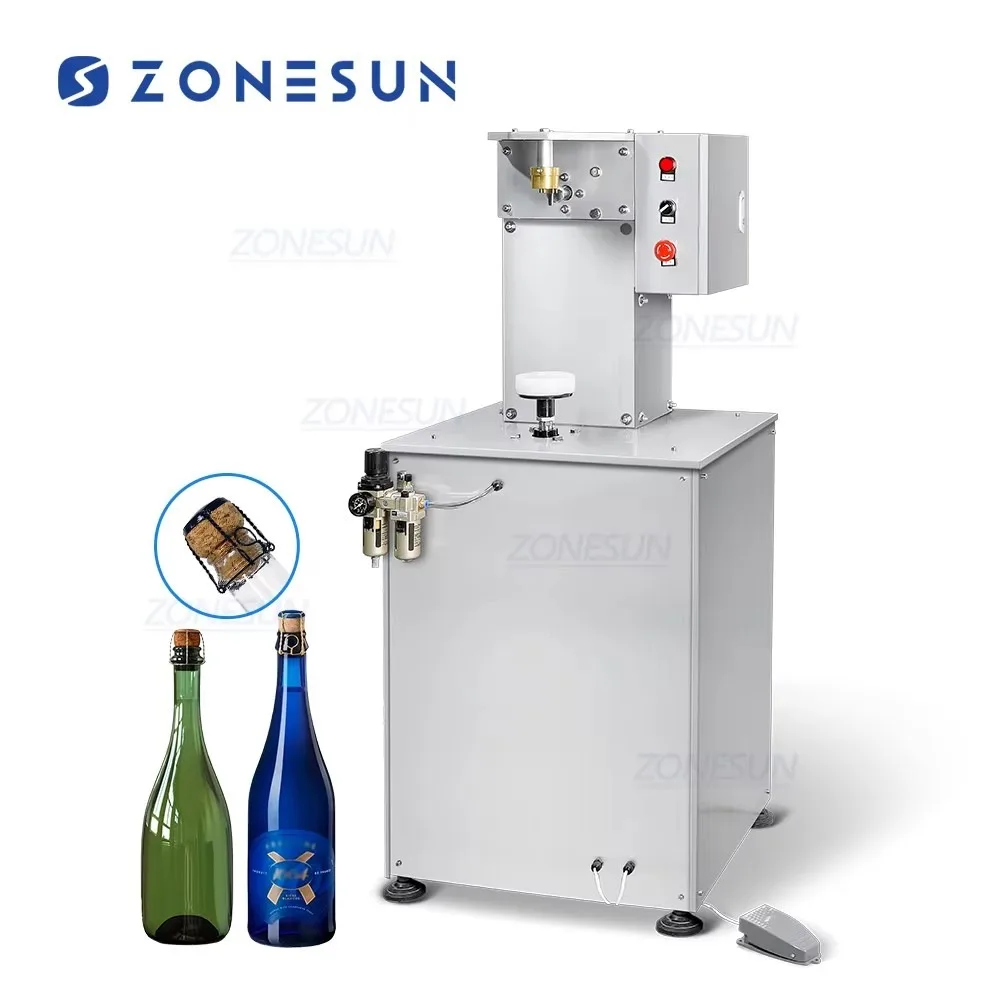 Semi Automatic Wine Bottle Corking Machine Wire Cage Cap Muselet Caging Capping Tool For Winery Home Brewing