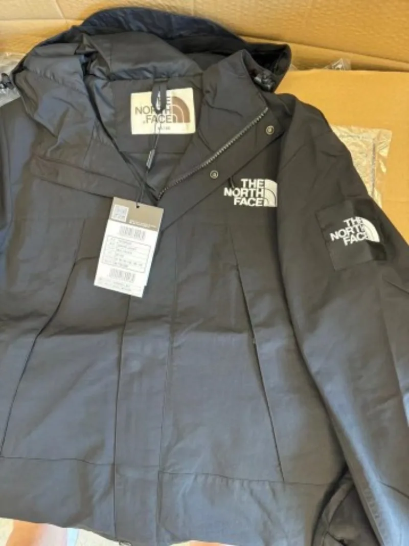 The North Face MARTIS Darth Embroidered Epaulettes Vader Jacket Unisex Hooded Waterproof Windproof Outdoor Hiking Coat