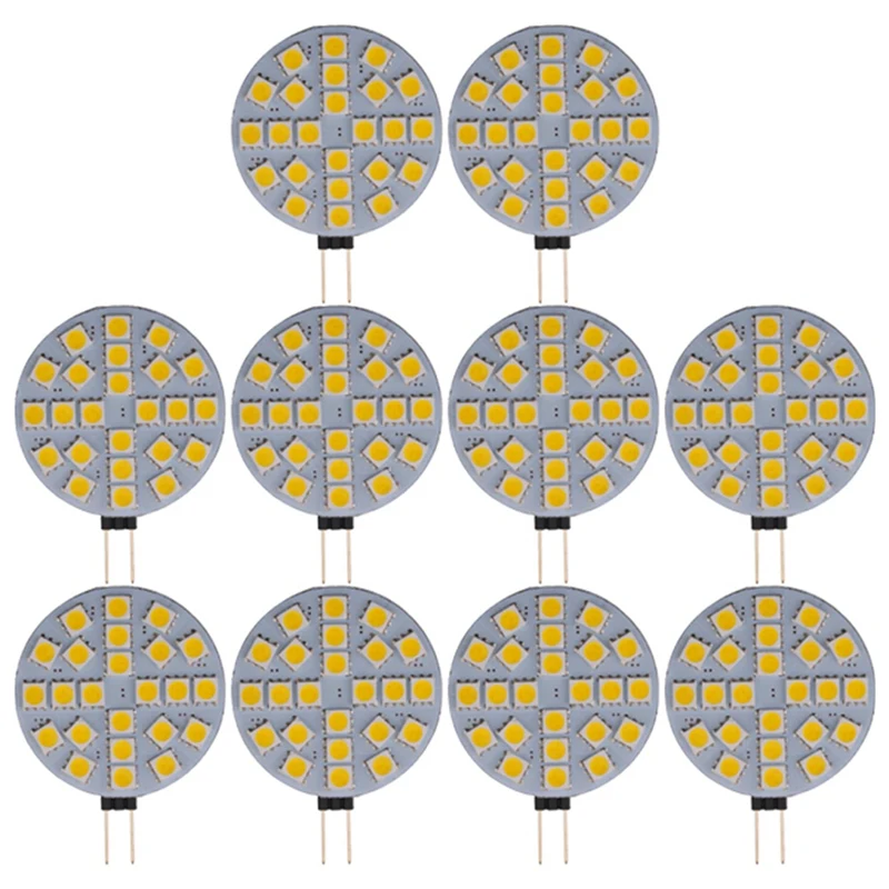 

10PCS 4.8W G4 Socket 5050 SMD Mini Led Bulb On DC 12V Replace Halogen Bi-Pin Lamp LED Bulb