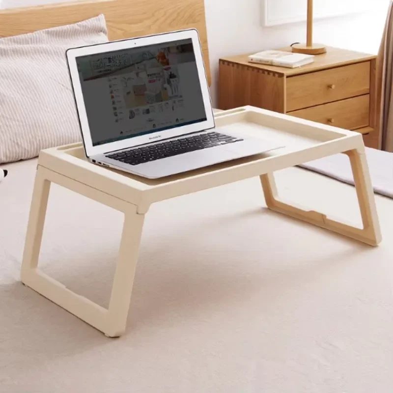 Simple Bed Desk Portable Picnic Camping Table Bedroom Bay Window Dormitory Small Table Bed Lazy Table Foldable Laptop Table