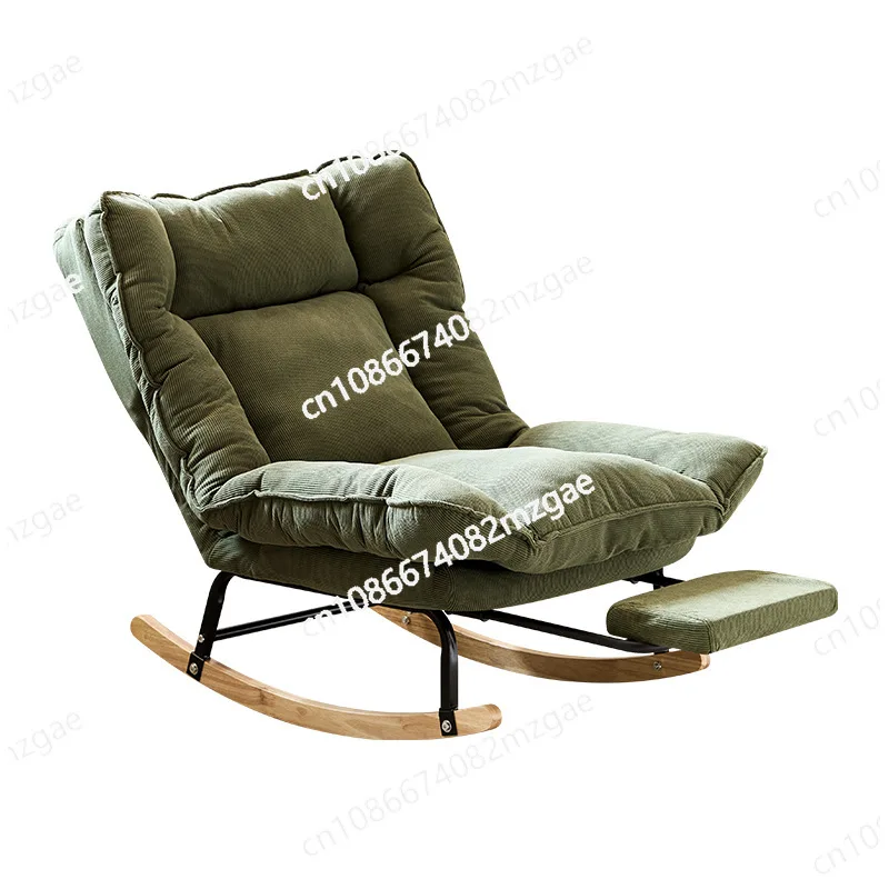 

Single sofa Living room lazy rocking chair Reclining Adult rocking chair