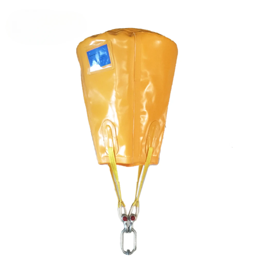 High Safety Guidance Commerical Diving Used Air Lift Bag Parachute Open Bottom Underwater Air Lift Bag