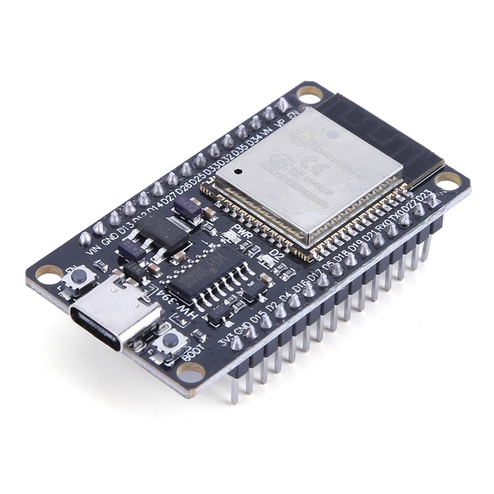 Placa de desenvolvimento ESP32 Nodemcu, Wi-Fi e Bluetooth Compatível, Tipo-C, 30Pin, Módulo ESP32 Nodemcu, 1-10PCs, ESP32-S