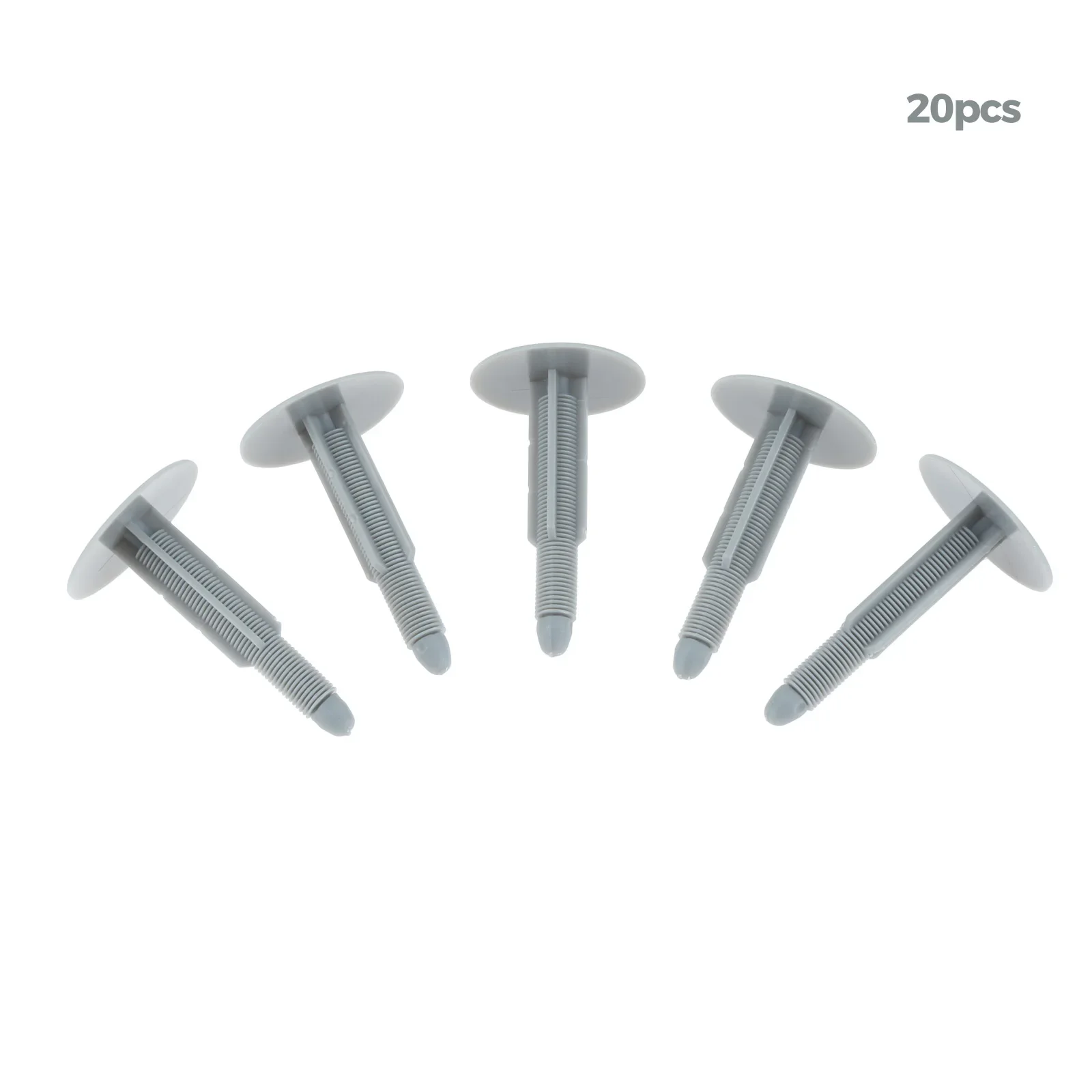 20Pcs Plastic Car Expanding Rivets Fastener Fairing Roof Headlining Mounting Clip 1417997 for Ford Transit 2000-2006