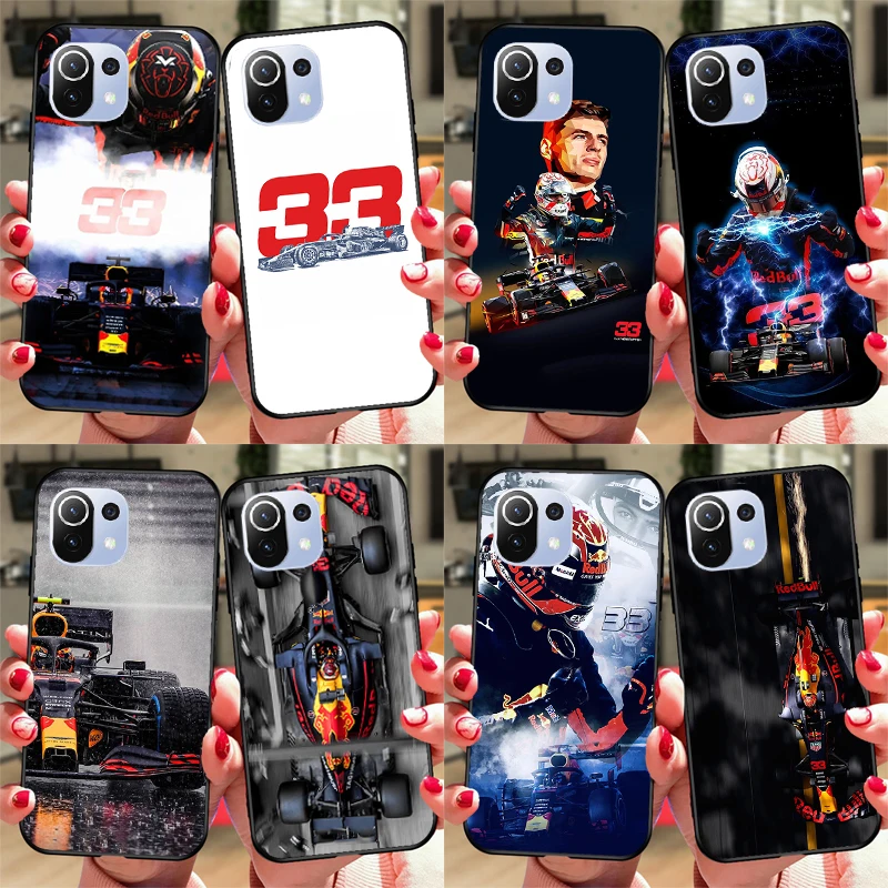 F1 Number 33 Racer Funda For POCO X3 Pro F3 M3 M4 Pro Case For Xiaomi Mi 11T Pro 11 Ultra Note 10 Lite Cover