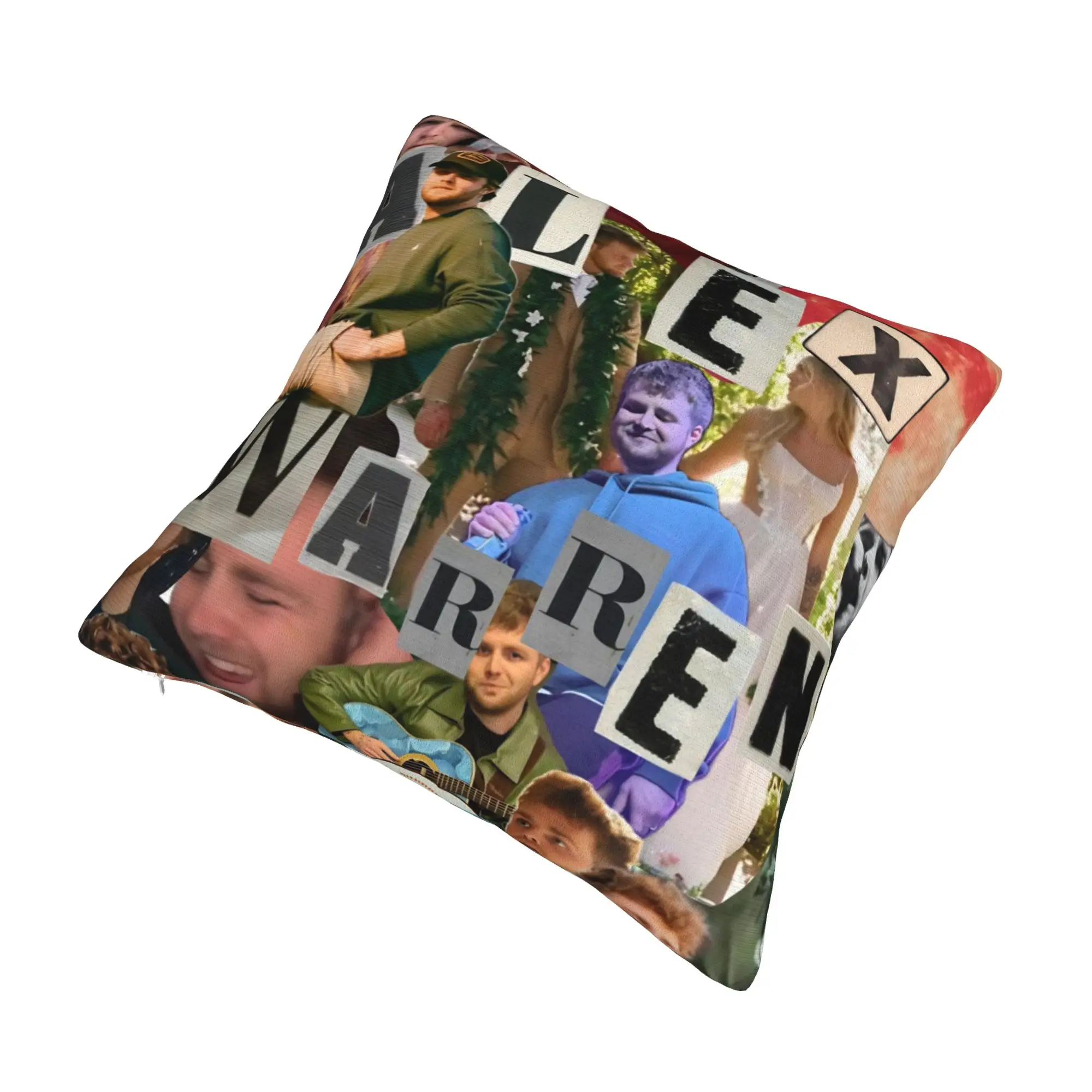 Decorative Pillowcase ALEX WARREN Little Orphan Alex Live 2026  Merch Home  Throw Pillow Case Cover Square Style Multi Size