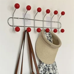 Perchero de pared para pasillo de entrada, colgador de almacenamiento de ropa para dormitorio, ganchos portátiles, mochila, gorro, bufanda, organizador de ropa