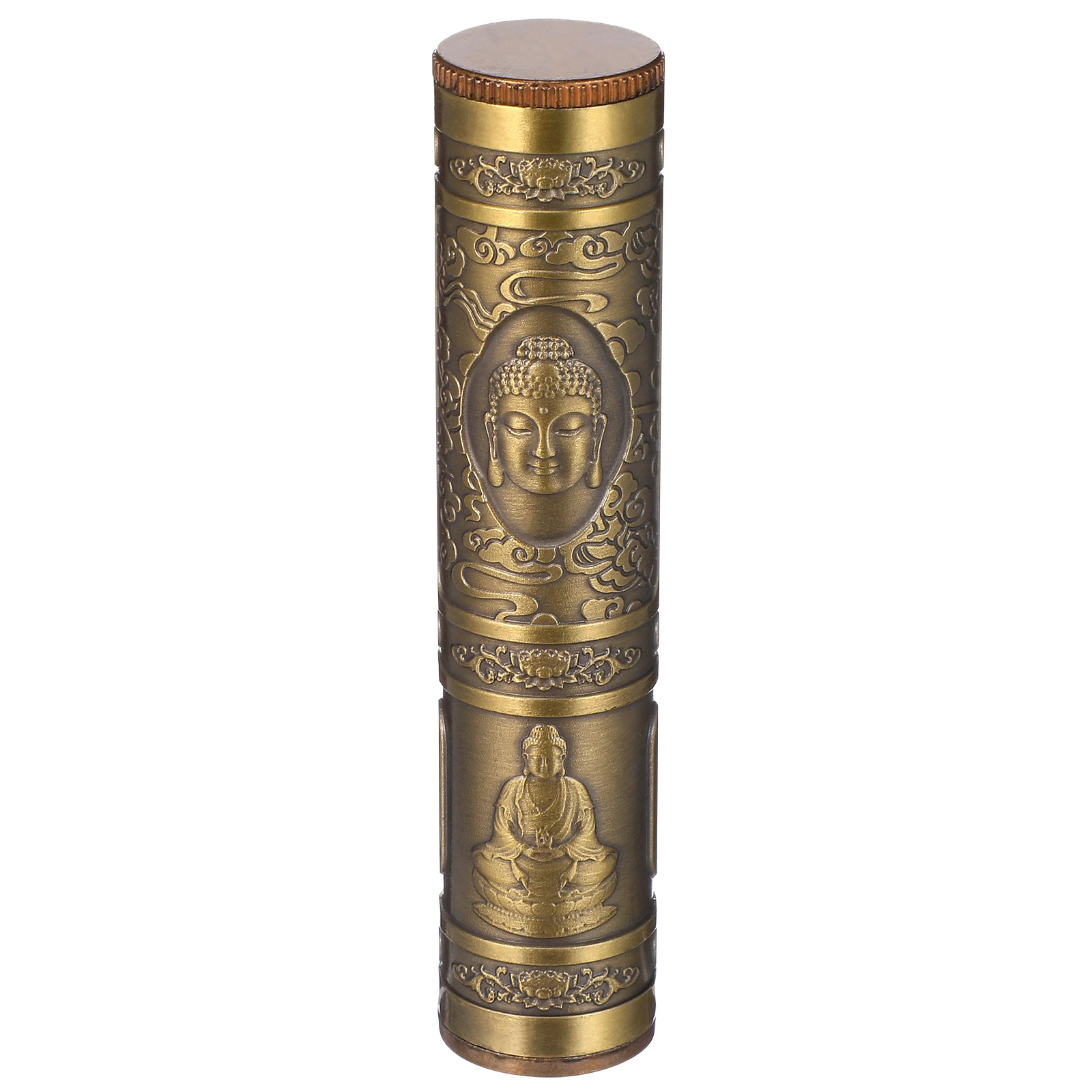 

Premium Zinc Alloy Cigarette Tube Case Portable Airtight Metal Smoke Box For Camping Travel Home Decoration Gift