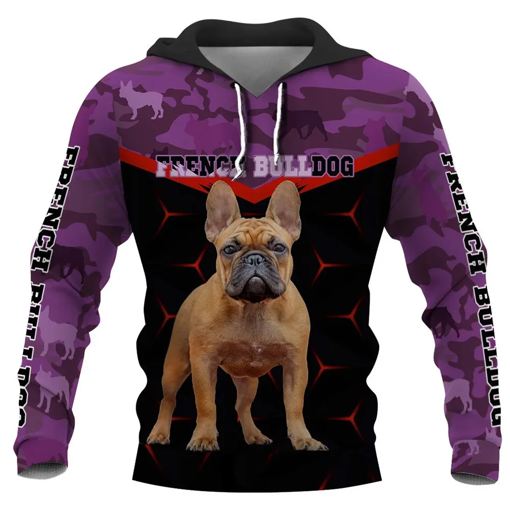 

HX Cane Corso мужские толстовки фиолетовый лазерный камуфляж мужские пуловеры рубашки унисекс толстовка с карманами для домашних животных Harajuku с капюшоном большого размера