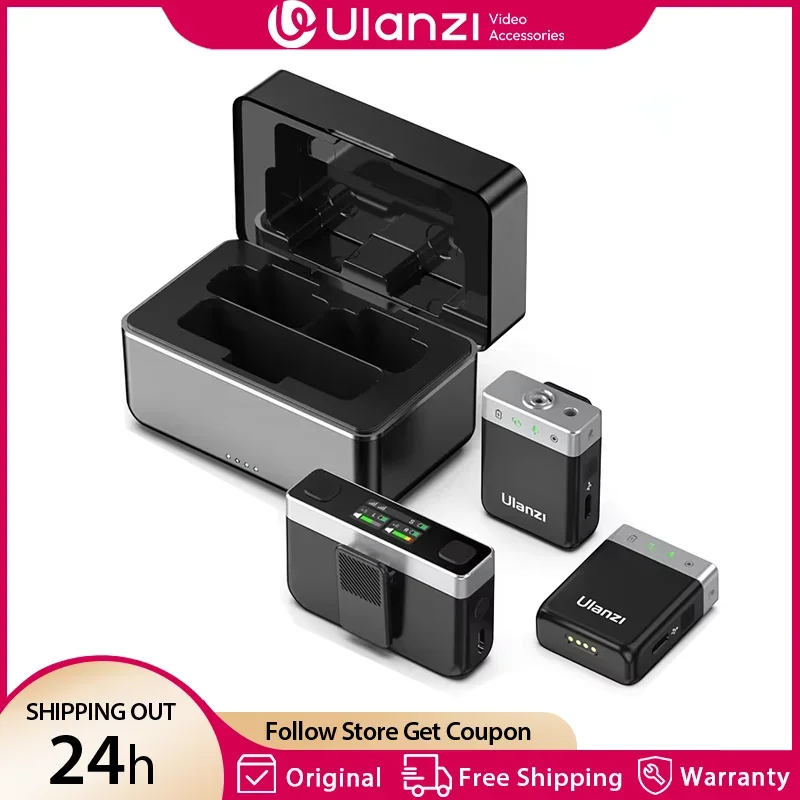 カメラ用マイク Ulanzi U-Mic AM18ワイヤレス・ラベリアマイク Ulanzi U-Mic ワイヤレスマイク ピンマイク ラベリアマイク AM18