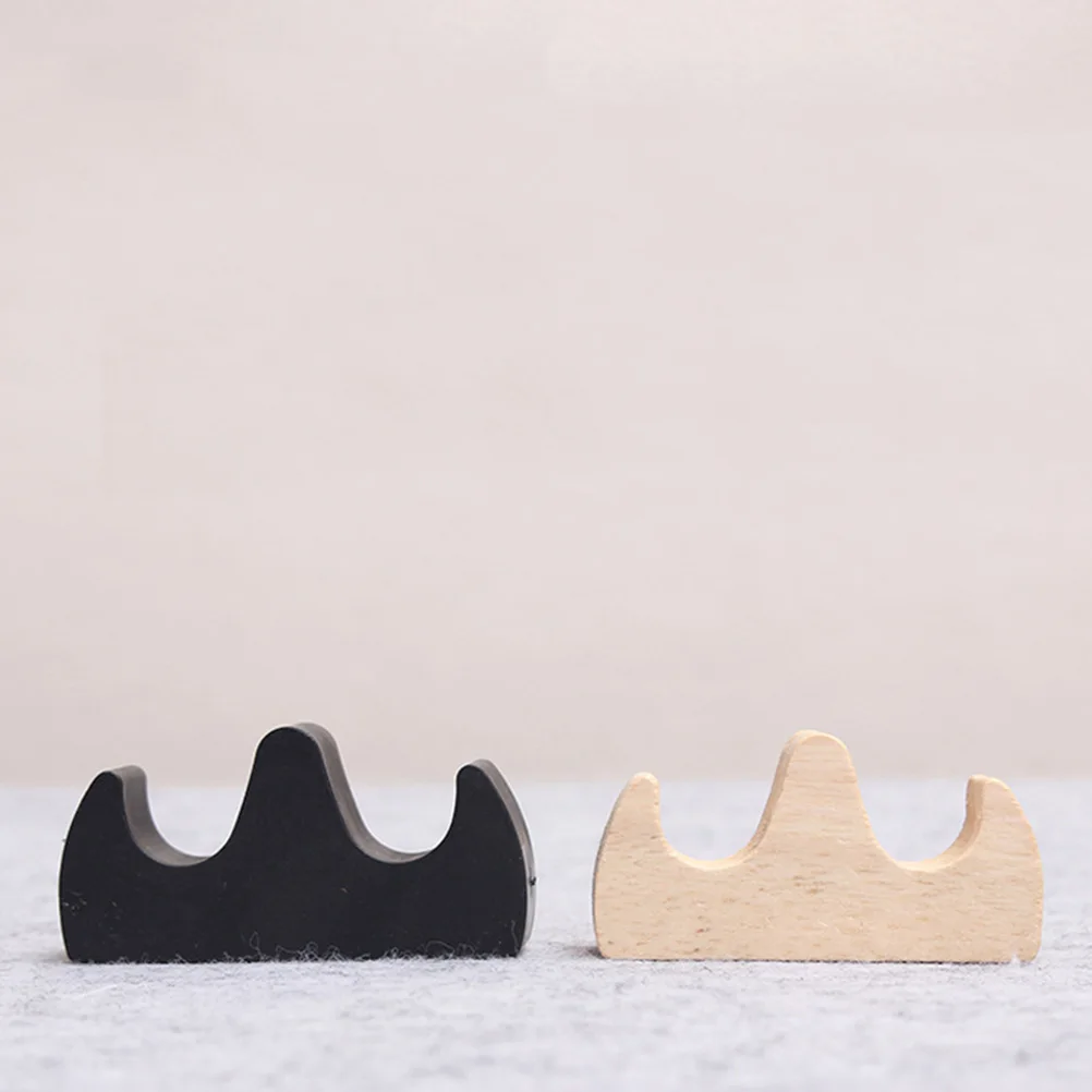 

10 Pcs Chopsticks Penshelf Holders Desk Organizer Wood Brush Chinese Writing Stand