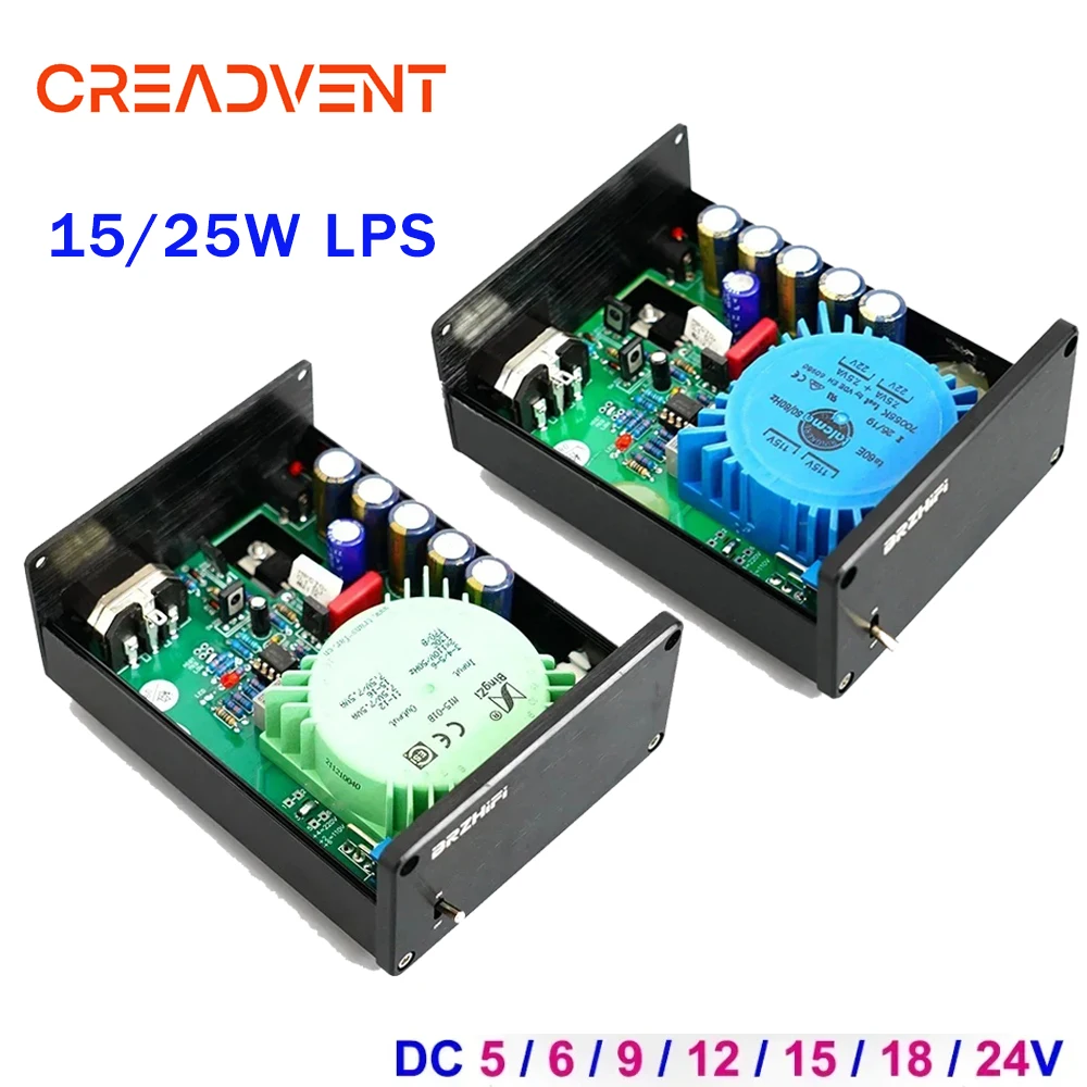 15 واط 25 واط LPS الصوت الخطي إمدادات الطاقة Talema منخفضة الضوضاء ل DAC مضخم ضوت سماعات الأذن ترجع إلى STUDER900 5 فولت 6 فولت 7 فولت 9 فولت 12 فولت 15 فولت 24 فولت