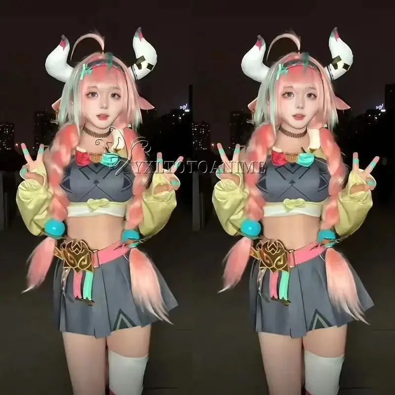 

Game Genshin Impact Varesa Cosplay Costume Outfit VARESA Cosplay Dress Carnival Halloween Comic Animation Party Wig Shoes Suits