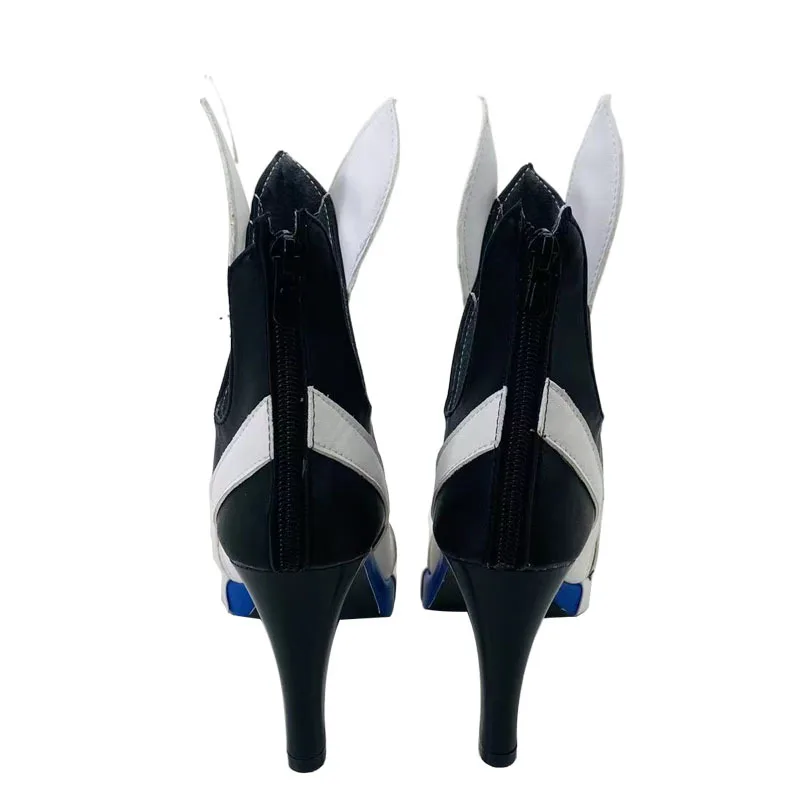 لعبة هونكاي تأثير 3rd أحذية قصيرة بيضاء ، برونيا Zaychik أحذية تأثيري ، زي الدعامة ، هالوين والكريسماس الأحذية