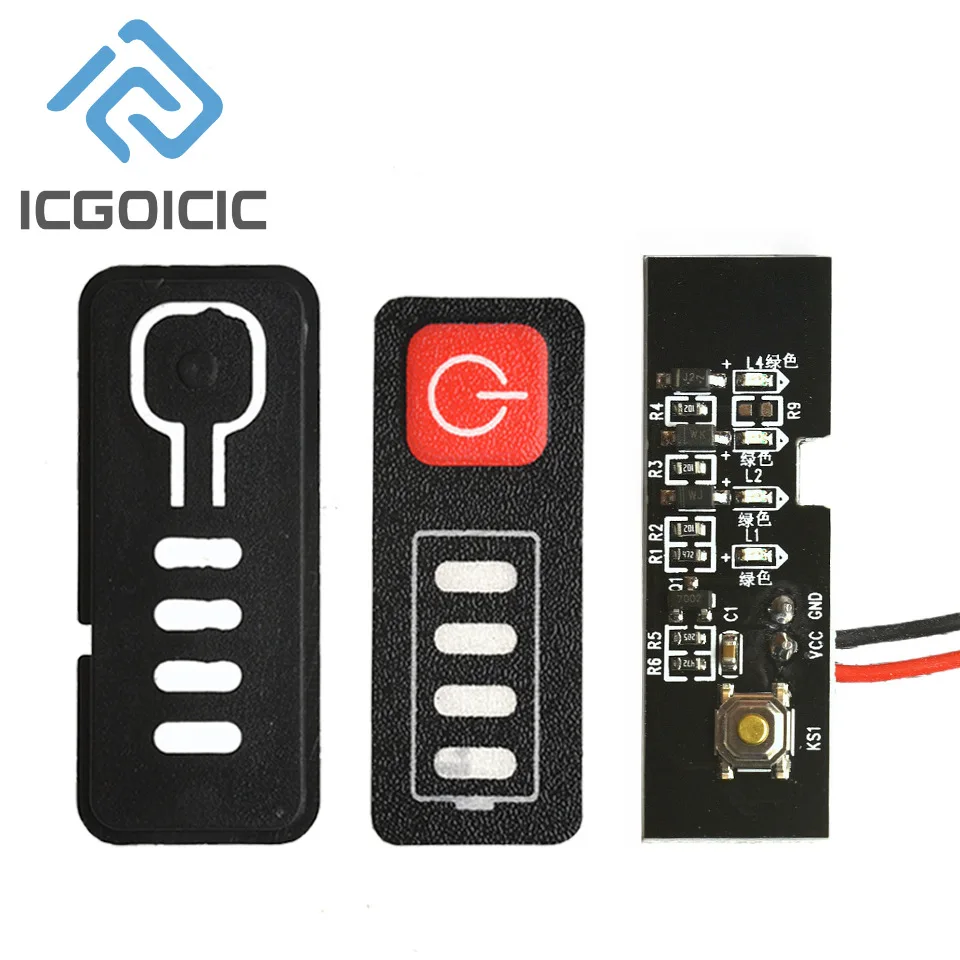 5S 18V 21V Lithium Battery Capacity Indicator Shell Kit LED Power Display Level Tester Case for 18650 Li-ion Battery Pack DIY