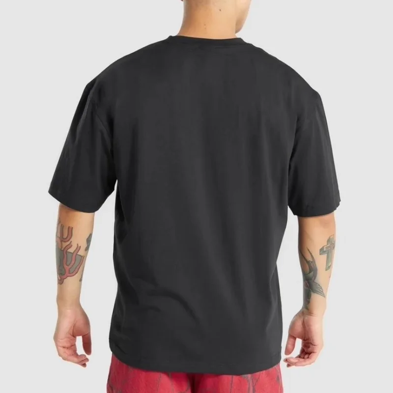 Nowe sportowe T-shirt z krótkim rękawem męskie biegające luźno letnie z okrągłym dekoltem szybkoschnąca oddychająca topy Fitness siatkowa T-shirt