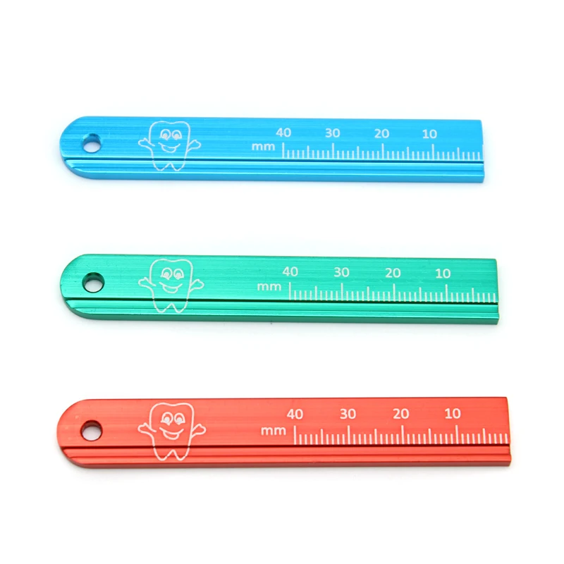 

1pcs Dental Span Measure Scale Endo Rulers Aluminium Endodontic Finger Rulers High Quality Dentist Tools dental supplies